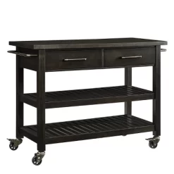 Havelock Rolling Kitchen Island Dark Tobacco - Holly & Martin 18 Havelock Rolling Kitchen Island Dark Tobacco - Holly & Martin -Luxe Living Interiors Shop GUEST 396aa9ea 8ef7 446a 89c3 6b78e270d7ef