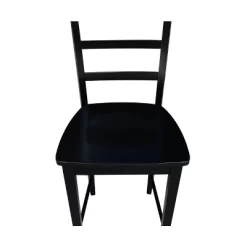 Set Of 3 30" Square Counter Height Table With 2 Madrid Dining Sets Black - International Concepts -Luxe Living Interiors Shop GUEST 39c9de28 3baf 446d b285 691c0f081310