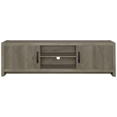 Hays 2 Door TV Stand For TVs Up To 80" Gray Driftwood - Coaster 5 Hays 2 Door TV Stand For TVs Up To 80" Gray Driftwood - Coaster - Image 3