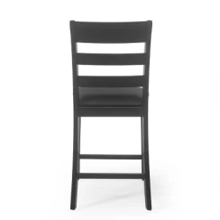 2pc Benner Farmhouse Upholstered Wood Counter Height Barstools Black - Christopher Knight Home 16 2pc Benner Farmhouse Upholstered Wood Counter Height Barstools Black - Christopher Knight Home -Luxe Living Interiors Shop GUEST 3aeb143c 018f 4cd4 ada3 9ecff1d1a1e4