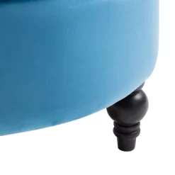 HOMCOM Retro High Back Armless Royal Accent Chair Fabric Upholstered Tufted Seat For Living Room, Dining Room And Bedroom -Luxe Living Interiors Shop GUEST 3b11454b 8ba7 4853 8747 ab4fba421fe2