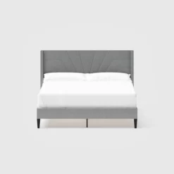 Queen Lindon Chevron Upholstered Bed In A Box - RST Brands -Luxe Living Interiors Shop GUEST 3b48b0e5 25ba 4970 8189 81b216107843