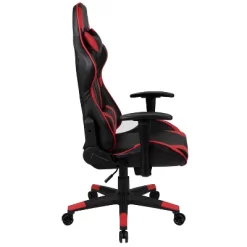 BlackArc Bravo Red Gaming Desk & Chair Set: High Back Gaming Chair With Lumbar Support & Adjustable Arms; Desk With Cupholder/Headphone Hook -Luxe Living Interiors Shop GUEST 3b785c8b 074b 46a2 a7f3 35ce521b717f 1