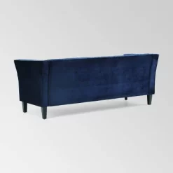 Chatwin Contemporary Tufted Velvet Sofa Dark Blue - Christopher Knight Home -Luxe Living Interiors Shop GUEST 3d9d2b0d c8d0 4c1b 9097 7db5d58d4ce1