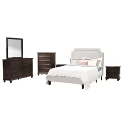 6pc Queen Angelique Bedroom Set With Upholstered Platform Bed - Abbyson Living -Luxe Living Interiors Shop GUEST 3df7645c 50ca 445e 9c1d 48498bf07f15