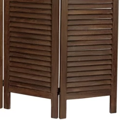5 1/2 Ft. Tall Classic Venetian Room Divider - Burnt Brown(4 Panel) -Luxe Living Interiors Shop GUEST 3e2d7d1a c356 499d ad69 75317293a16f