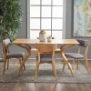 5pc Nissie Mid Century Curved Leg Dining Set Oak/Dark Gray - Christopher Knight Home -Luxe Living Interiors Shop GUEST 3f73fff4 315a 4f99 8a5d aa9fe945e221