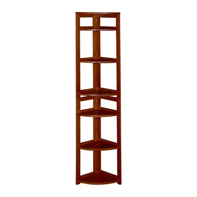 Cakewalk High Corner Folding Bookcase - Regency 3 Cakewalk High Corner Folding Bookcase - Regency