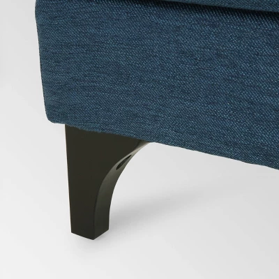 Postwick Contemporary Tufted Sofa Navy Blue - Christopher Knight Home 7 Postwick Contemporary Tufted Sofa Navy Blue - Christopher Knight Home - Image 5