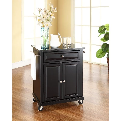 Granite Top Portable Kitchen Cart - Crosley 3 Granite Top Portable Kitchen Cart - Crosley