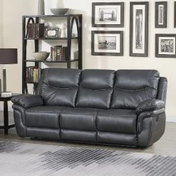 Isabella Upholstered Recliner Sofa - Steve Silver Co.