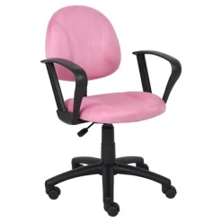 Microfiber Deluxe Posture Chair With Loop Arms - Boss Office Products 11 Microfiber Deluxe Posture Chair With Loop Arms - Boss Office Products -Luxe Living Interiors Shop GUEST 4471cee2 32b0 4100 aa31 08a4f89a520c