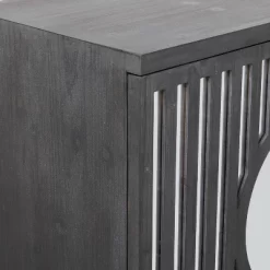 Art Deco Contemporary Mirrored Wood Cabinet Black - Olivia & May 25 Art Deco Contemporary Mirrored Wood Cabinet Black - Olivia & May -Luxe Living Interiors Shop GUEST 44779e95 68f0 411d b0d1 135b29b400aa