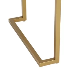 Coast To Coast Accents Wheaton Modern Ash Wood Rectangular Writing Desk 49 1/2" X 23" With 2-Drawer Brown Gold Metal Legs For Living Room Bedroom Home 13 Coast To Coast Accents Wheaton Modern Ash Wood Rectangular Writing Desk 49 1/2" X 23" With 2-Drawer Brown Gold Metal Legs For Living Room Bedroom Home -Luxe Living Interiors Shop GUEST 4483ff56 2160 4f60 9f6a f0f2bb66dbf4