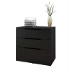 Next 3 Drawer Filing Cabinet Black - Nexera -Luxe Living Interiors Shop GUEST 45398664 4a66 4055 a898 5b0d90e2f24b