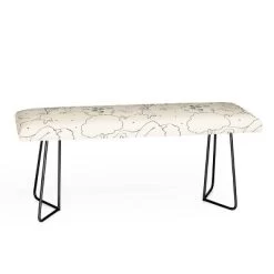 Alja Horvat Morning Dreams Bench - Deny Designs -Luxe Living Interiors Shop GUEST 45960907 620f 4889 9d30 6e0b2a3e052b