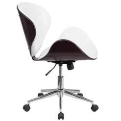 Merrick Lane Office Chair Mid-Back Ergonomic Executive Swivel Office Chair With Tilt-Lock And Tilt Tension Controls -Luxe Living Interiors Shop GUEST 45a90a6d ee50 489b 8276 049b9641574a