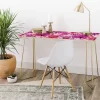 Schatzi Marion Floral Desk Gold - Deny Designs