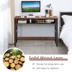 Costway Home Office Computer Desk 2 Drawers Makeup Vanity Console Table Vintage -Luxe Living Interiors Shop GUEST 4721241d 5df3 437f ae61 f0b4881547e6