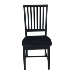 Set Of 3 42" Dual Table With 2 Mission Chairs Dining Sets Black - International Concepts -Luxe Living Interiors Shop GUEST 47b4dbf1 8677 4974 a516 55854a941e3c