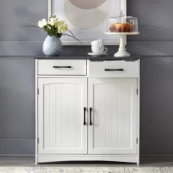 Dalton 2 Door Buffet Cabinet White/Charcoal Gray - Buylateral 11 Dalton 2 Door Buffet Cabinet White/Charcoal Gray - Buylateral -Luxe Living Interiors Shop GUEST 480b053e 1b6b 40ee a27f b4896ea1b1ba