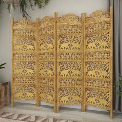Traditional 4 Panel Fine Carved Room Divider Screen Gold - Olivia & May 31 Traditional 4 Panel Fine Carved Room Divider Screen Gold - Olivia & May -Luxe Living Interiors Shop GUEST 483d9c65 1d2f 40e1 8533 f6fa261dbb2e