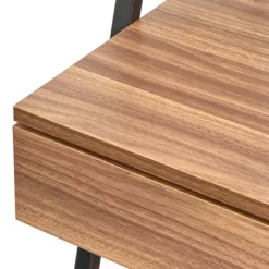 3pc Denton Ladder Desk And Shelf Walnut/Black - Buylateral -Luxe Living Interiors Shop GUEST 495422f2 14c5 454e ae48 251ff3b609d3