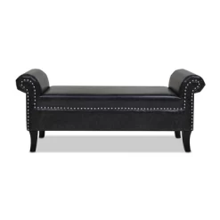 Jennifer Taylor Home Kathy Roll Arm Entryway Accent Bench -Luxe Living Interiors Shop GUEST 49691451 976c 46c2 827e 8b3e667ccff4