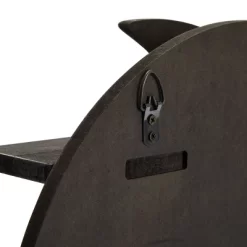 Farmlyn Creek Wooden Crescent Moon Wall Shelf, Rustic Wall Home Decor For Crystals & Essential Oils, Black, 12 X 12 X 3 In -Luxe Living Interiors Shop GUEST 4a3a83a1 53ab 4277 8b93 53de3dcbce16