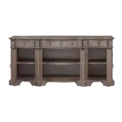 Gio 4 Door 4 Drawer Credenza Brown - Treasure Trove Accents -Luxe Living Interiors Shop GUEST 4ac379a8 cbbe 4c91 8a17 39b230240a0a