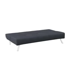 Sorenson Convertible Futon Sofa Bed Charcoal - Serta -Luxe Living Interiors Shop GUEST 4c259227 c987 4a2a 8c13 ccec2ec89cba
