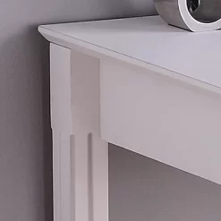 Home Office Deluxe White Wood Storage Computer Desk With Hutch - Saracina Home -Luxe Living Interiors Shop GUEST 4d91a0cd 2a3e 4b1b a996 f0bcc41a05cd