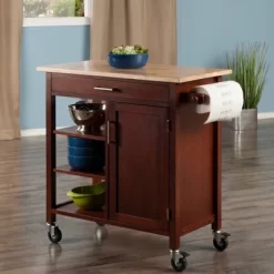 Marissa Kitchen Cart Walnut - Winsome -Luxe Living Interiors Shop GUEST 4da6d8dd 445f 456f 84cb 1d199ba3b512