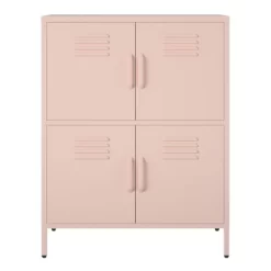 RealRooms Shadwick 4 Door Metal Locker Storage Cabinet -Luxe Living Interiors Shop GUEST 4db7412a 9945 4d9f a1bd 045d63c44116