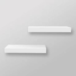 Set Of 2 16" Wood Ledge Wall Shelf - Threshold™ -Luxe Living Interiors Shop GUEST 4dcd57fa 2a5d 4ca8 8eeb dec0f9c500d5