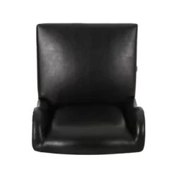 Bergen Contemporary Wingback Swivel Office Chair Midnight Black/Chrome - Christopher Knight Home -Luxe Living Interiors Shop GUEST 4e0281bd a2cd 4869 a5f6 967584c3a1a5