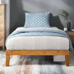 Alexia Standard Wood Platform Bed Frame Natural - Zinus -Luxe Living Interiors Shop GUEST 4fb75ebf b429 42e2 b096 a1dc93a024e0