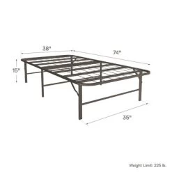 Room & Joy Twin Emmerson Metal Platform Bed & Mattress Foundation Black 9 Room & Joy Twin Emmerson Metal Platform Bed & Mattress Foundation Black -Luxe Living Interiors Shop GUEST 4fd283b8 381b 4a88 a5a9 ca8dc62f1819
