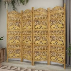 Traditional 4 Panel Fine Carved Room Divider Screen Gold - Olivia & May 41 Traditional 4 Panel Fine Carved Room Divider Screen Gold - Olivia & May -Luxe Living Interiors Shop GUEST 5167f9d7 3e08 49c6 9ba2 d81168c943da