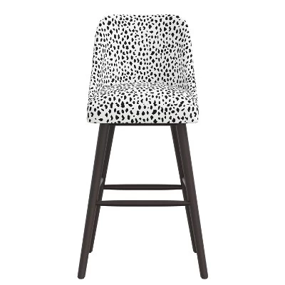 Sherrie Rounded Back Bartstool In Pattern - Skyline Furniture 9 Sherrie Rounded Back Bartstool In Pattern - Skyline Furniture - Image 7