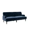 Lyla Upholstered Velvet Futon Blue - Room & Joy 1 Lyla Upholstered Velvet Futon Blue - Room & Joy -Luxe Living Interiors Shop GUEST 51db4116 454f 4c80 b8fe 7f9454b50100