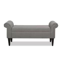 Jennifer Taylor Home Kathy Roll Arm Entryway Accent Bench -Luxe Living Interiors Shop GUEST 520bedd6 9e99 4979 9a93 9120f14ae565