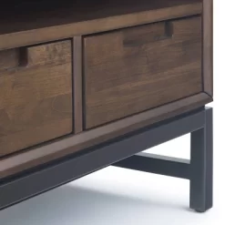 Devlin Mid-Century Low TV Stand For TVs Up To 65" Walnut Brown - WyndenHall -Luxe Living Interiors Shop GUEST 5236447d b100 441d 8a5b da3f1b069fa9