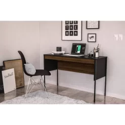 Mallorca Desk Black/Dark Brown - Polifurniture 12 Mallorca Desk Black/Dark Brown - Polifurniture -Luxe Living Interiors Shop GUEST 52e7be17 091d 4e83 bc58 9ec19d99fc07