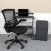 Flash Furniture Work From Home Kit - Black Computer Desk, Ergonomic Mesh Office Chair And Locking Mobile Filing Cabinet With Side Handles 1 Flash Furniture Work From Home Kit - Black Computer Desk, Ergonomic Mesh Office Chair And Locking Mobile Filing Cabinet With Side Handles -Luxe Living Interiors Shop GUEST 52f51740 262e 47cb a756 f87647232d92