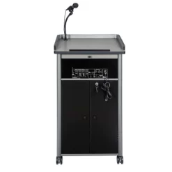 Greystone Lectern With Sound Lecture Podium Charcoal Slate - Hampden Furnishings -Luxe Living Interiors Shop GUEST 53f609f6 24f4 46ba ac95 a2fe0e1f0703