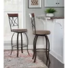 29" Carter Swivel Barstool Metal/Tan/Cherry - Powell Company 1 29" Carter Swivel Barstool Metal/Tan/Cherry - Powell Company -Luxe Living Interiors Shop GUEST 557d4501 663e 4529 8479 a3ef68fdc035