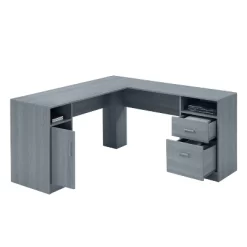 Functional L Shaped Desk With Storage Gray - Techni Mobili 12 Functional L Shaped Desk With Storage Gray - Techni Mobili -Luxe Living Interiors Shop GUEST 55815943 fcdb 40fc 9fff ee7f151e6f01