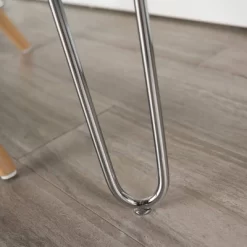 Gibby Modern Glam Hairpin Leg Writing Desk Faux White Marble - Saracina Home -Luxe Living Interiors Shop GUEST 5665f967 4df6 422c ad19 790565bafea6