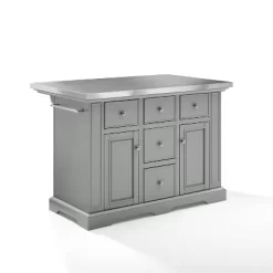 Julia Stainless Steel Top Kitchen Island - Crosley -Luxe Living Interiors Shop GUEST 5735f3bf 7bfb 4f1c 94f3 6681645e64a9
